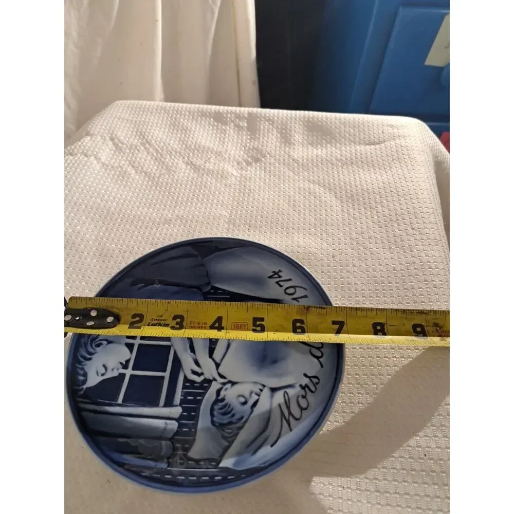 Mothers Day Collector Plate Sweet Dreams Georg Jensen Denmark Mors Dag 1974 7”